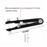 Watches Spring Bar Repair Tool Tweezer V-Shaped Disassembly Dismantling with 8 Pins 6825 Strap Band Removal Tools