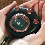 Electric Portable Hand Warmer 2400Mah Usb Charge Power Bank Pocket Hand Warmer Digital Display Multi-Function Pocket Winter New
