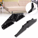 2pcs Adjustable Furniture lift up hinge Folding bed lazy sofa joint 3-Position Angle Mechanism support self-lock hinge hardware
