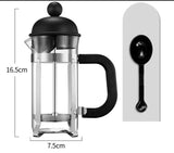 French Presses Pot Coffee Maker Filter Coffee Pot Household Moka Coffee Machine Coffee Pot Percolator Tool 350ml