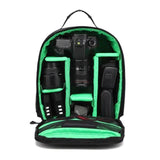 Waterproof Outdoor Camera Backpack Video Digital DSLR Bag Multi-functional Soft Padded Bag Case for Nikon Canon Sony