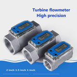 Flow Meter Digital Fuel Gauge Flowmeter K24 Methanol Diesel Gasoline Kerosene Chemical Water Electronic Liquid Turbine Meter