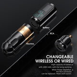 New ORIGIN AMBITION SOLDIER V2 Wireless Tattoo Machine Brushless Motor Rechargeable Battery Pen For Artist Body
