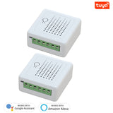 16A Tuya Wifi Mini DIY Smart Switch Led Light Smart Life Push Module Support 2 Way Voice Relay Timer Work With Google Home Alexa