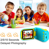 12MP Kids Video Recorder HD All In One Camera Children Digital Photo Child Girls Toy Gift Mini DV Camera Baby Toddler Photo Prop