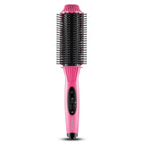 Two-In-One Multifunctional Electric Hair Straightener Comb&amp;Hair Curler Anti-scald Flat Irons Straightening Brush&amp;Curling Tool