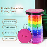 Outdoor Furniture Retractable Stool Chairs Portable Stool Lounge Folding Chair Camping Stool Foldable Convenient Fishing Chair