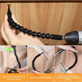 Flexible Drill Extension Hex Shank Drill Nut Driver Bit Set, 3Pcs Universal Socket Adapter Set, Screwdriver Bit Set