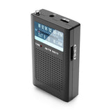 Mini AM FM Radio Pratical Tune Radio Home Household Outdoor Hiking Camping Traveling Aged People Simple Radio with Antenna