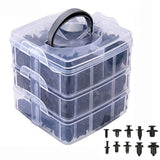 300/620PCS Universal Car Fastener Clips Mixed Car Fasteners Door Trim Panel Auto Bumper Rivet Retainer Push Engine Cover Fender