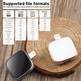 Metal OTG USB Flash Drive 32GB 128GB 256GB MFI Certified Pendrive For iphone X 8 7 Plus 6 6s Plus 5S ipad Macbook Cle USB Stick