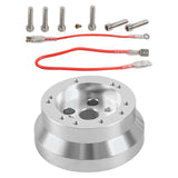Universal 5 &amp; 6 Hole Aluminum Alloy SW-1034-S Steering Wheel Quick Release Hub Adapter for Chevy Car Parts