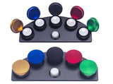 Watch Repair Oil Dip Oiler Stand Die-Cast Anti Slip Base Ceramic Containers with Dust Free Covers W30180
