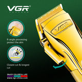 Professional LED  For Men Rechargable Adjustable Hair Clipper  Hair Trimmer Finishing Electric Haircut With 2500mAh Battery