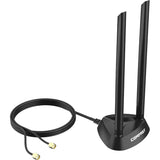 Wifi Dual Band Extension Cable Antenna With 1.2M Cable SMA Magnetic Base 2*6dBi for Router Wireless Network Card PCIE Adapter