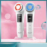 5 IN 1 EMS Face Lifting Cool Facial Massager Sonic Ion LED Photon Anti Aging Skin Rejuvenation Lifting Tighten Face Skin Care