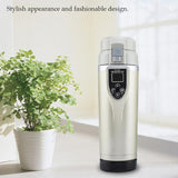 12V/24V Auto Car Heating Cup 350Ml Portable Electric Heated Mug Adjustable Temperature Electric  Travel Kettl