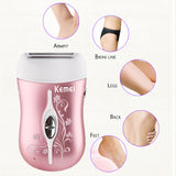 Original 3in1 women electric epilator for facial whole body electric shaver bikini trimmer lady razor leg underarm hair removal
