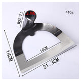 Manganese Steel Garden Hollow Hoe Handheld Hardened for Gardening Farm Weeding Tool Garden Hand Tools