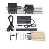 Mini Lathe Beads Machine Miniature Buddha Pearl Lathe DIY Woodworking Buddha Pearl Lathe Machine Drill Rotary Tool 12V/24V
