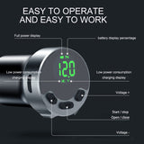NEW 1600mAh Tattoo Machine Battery RCA Connector Mini Wirseless Power Supply Unit For Tattoo Rotary Machine Pen Voltage Display