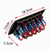 3  Gang 12V/24V  Marine Rocker Switch Panel Breaker Waterproof