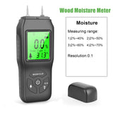 Digital Wood Moisture Meter Professional Timber Hygrometer Portable Tool LCD Display Timber Damp Detector With Data Preservation