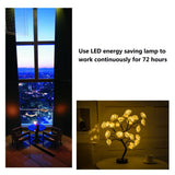 LED Table Lamp With USB Flower Tree Home Decoration Bedroom Gift Night Table Lamp For Christmas Wedding Bedroom