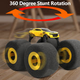 RC Car Stunt Elasticity Sponge Remote Control Car Tire Big Foot Flip 360 Degree Rotation Climbing Anti-collsion Electric Toy Boy