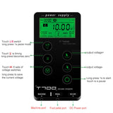 T700 Touch Screen Tattoo Power Supply UPGRADE Intelligent Digital LED Touch Pad Dual Tattoo Power Set Supply