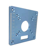Aluminium Router Table Insert Plate Woodworking Benches Wood Router Trimmer Models Engraving Machine For Universal Makita