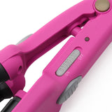 Mini Ceramic Hair Crimper Curler Curling Iron Tong Waving Wand Roller Salon Drop Ship De3