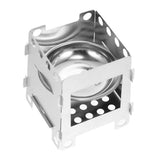 1 Set Outdoor Camping Small Alcohol Firewood Stove Portable BBQ Burner
