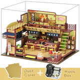 CUTEBEE DIY Dollhouse Wooden Doll Houses Miniature Doll House Furniture Kit Casa Music Led Toys for Children Birthday Gift A81