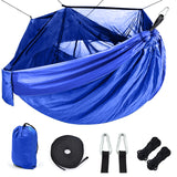 Portable Outdoor Camping Hammock with Mosquito Net High Strength Parachute Fabric Camping Hammock