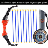 Kids Shooting Outdoor Sports Toy Bow Arrow Set Plastic Toys For Children Outdoor Funny Toys With Sucker Gifts Set Kids Toy