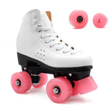 Roller Skate Wheels With Bearings And Toe Stoppers Roller Skate Brake Block Durable 82A Skateboard Wheels Parts