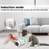Automatic Sensor Cat Toys Interactive Smart Robotic Electronic Feather Teaser Self-Playing USB Rechargeable Kitten Toys for Pets