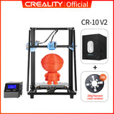 CREALITY 3D Upgrade CR-10 V2 Printer Size 300*300*400mm,Silent Mainboard Resume Printing with Mean well Power Supply