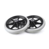 2pcs 8" Wheelchair Casters Small Cart Rollers Chair Wheels Accessories