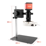 HDMI Microscope Camera Set   HD 13MP 60F/S HDMI VGA Industrial Microscope Camera+130X C mount lens 56 LED Ring Light Lamp