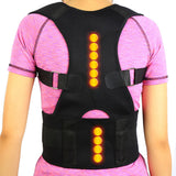 Adjustable Steel Bone Upper Back Clavicle Shoulder Support Posture Corrector Corset Spine Brace Back Belt Orthotics Pain Relief