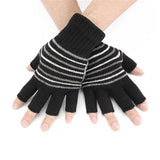 Washable 1 Pair Durable Winter Electric USB Hand Warmers Breathable Thermal Gloves Lightweight   for Home
