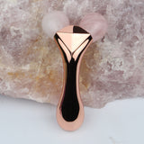 Face Lift Massage Roller Natural Pink Crystal Jade Roller Face Eye Relaxing Massage Anti-wrinkle Beauty Instrument