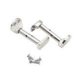 Tooyful 2PCS Violin Chin Rest Screw for 3/4 4/4 Violin Accessory Parts Sliver
