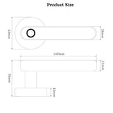 Bluetooth Lock TTLOCK Smart Home Door Lock Alexa Google home Biometric fingerprint lock Electric Handle Lock Wooden door