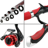 Fishing Rod And Reel Set Casting Fishing Rods Carbon  Ultra Light Rod With Mini Spinning Reels Fishing Tackle Set