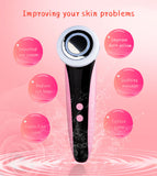 Facial Radio Frequency Beauty Instrument Face Massager Eye Care Tool Skin Rejuvenation Hot Compress Remover Wrinkle