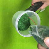 Portable Static Grass Flocking Applicator Machine 2 Sieves Grass Plant Template