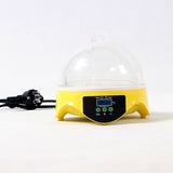 Mini 7 Egg Incubator Poultry Incubator Brooder Digital Temperature Hatchery Egg Incubator Hatcher Chicken Duck Bird Pigeon EU Pl